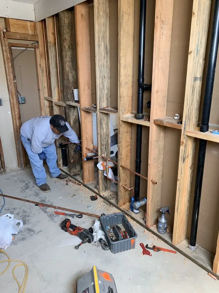 Commercial rough-in plumbing for Water Heater Replacement in Fruitvale